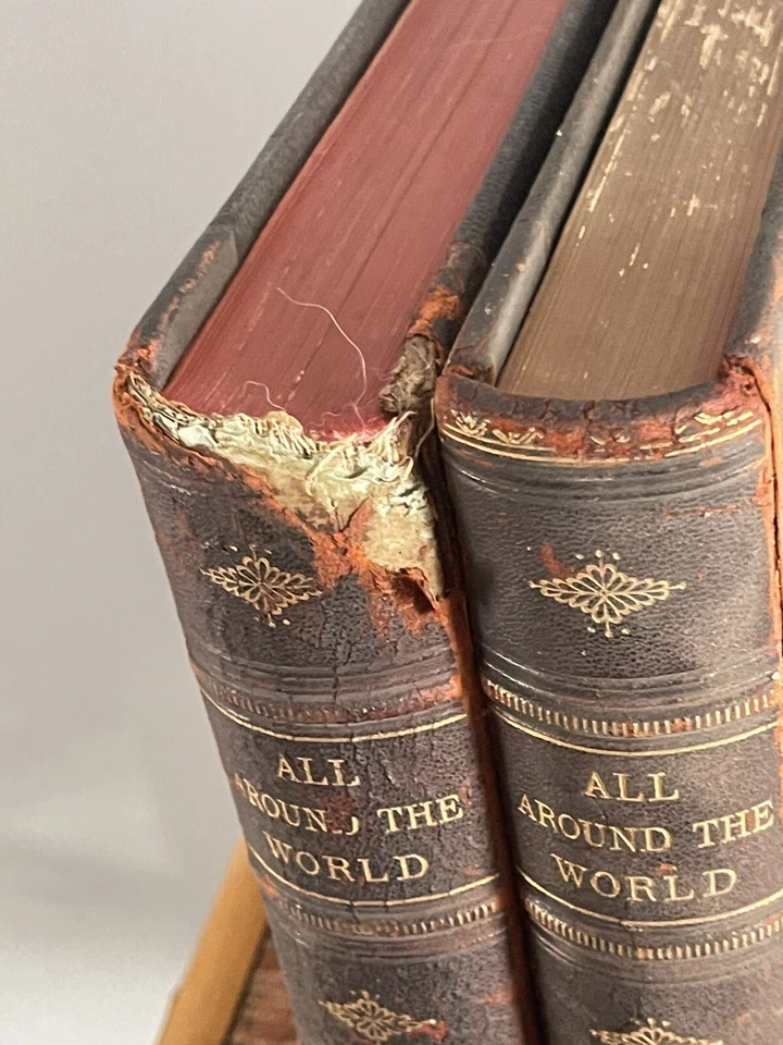 All Around the World Illustrated VOL. I -II 1885-1890 W.F. AINSWORTH Foto 2 de 4