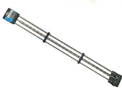3PC EXTRA LONG REACH 1000MM 1M 1 METRE SDS MASONRY MASONARY BRICK DRILL BIT SET