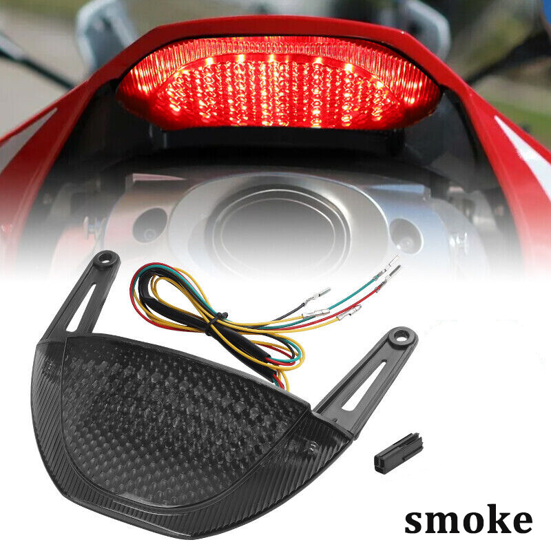 Smoke LED Taillight Integrated Brake Turn Signals For Honda