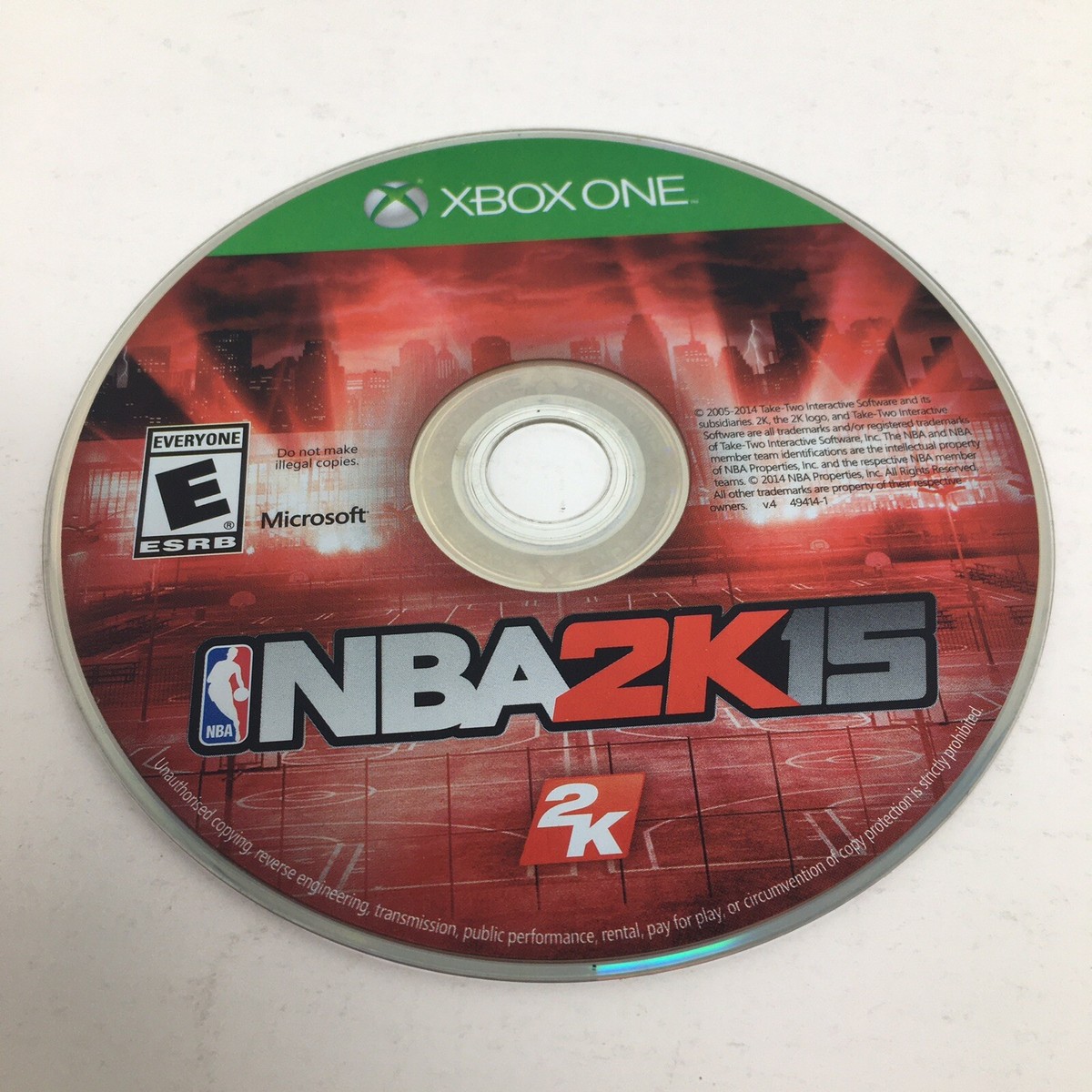 NBA2K15 - Microsoft Xbox One : No manual and Cracked case video