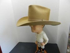 VTG 1982 RESISTOL 3X BEAVER - COWBOY HAT - DUNE COLOR - SIZE 6 7/8 W/BOX