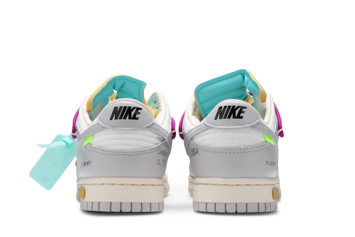 靴 NIKE OFF-WHITE DUNK LOW DM1602-101 24cm Off White X Dunk Low 'Lot 45 Of 50' - Nike - DM1602 101