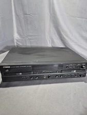 YAMAHA CDR-D651 DOUBLE DECK CD PLAYER & RECORDER COMBO Untested. Turns On AS-IS.