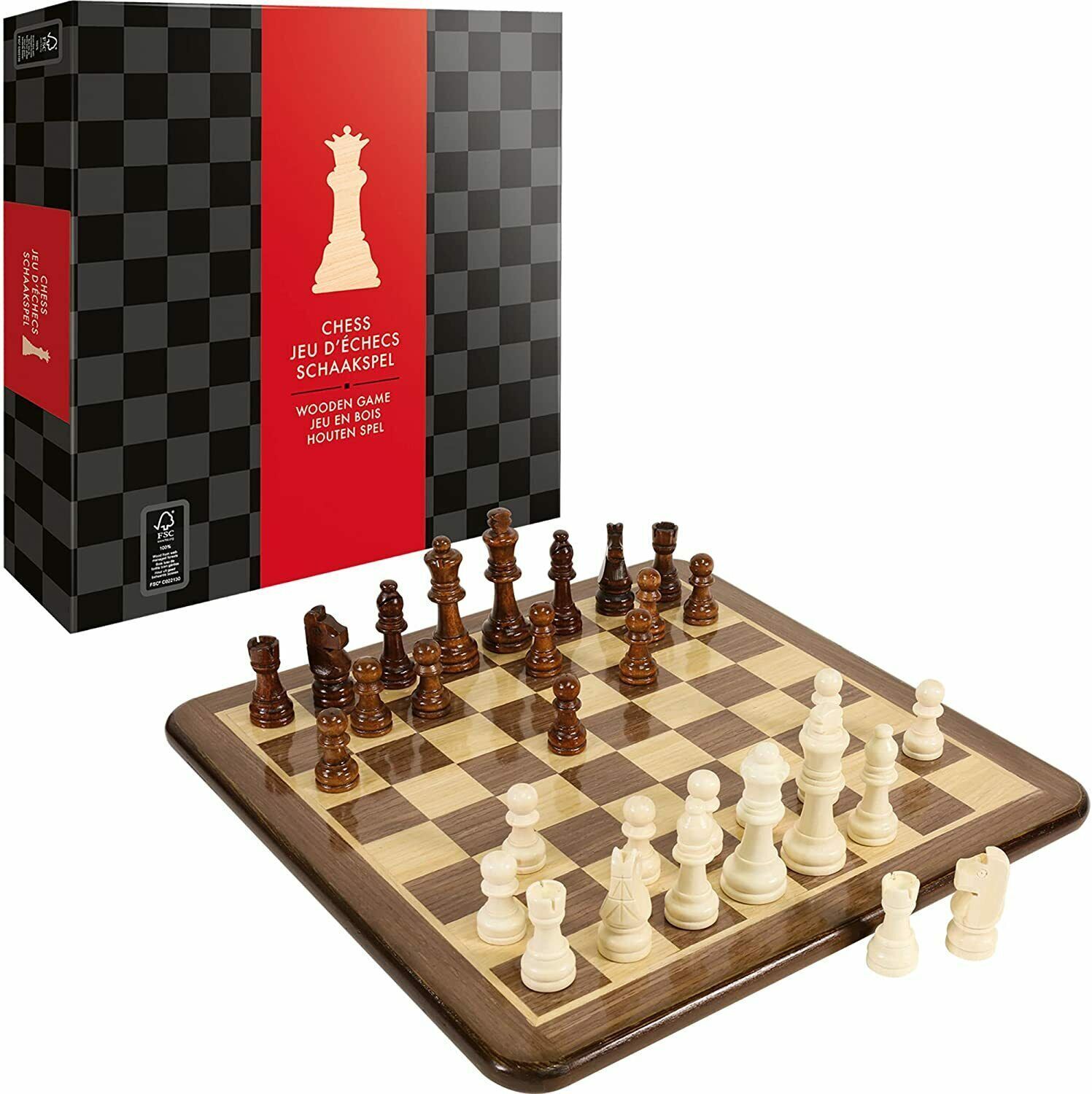 Wooden Chess Luxury Set 2 Players Classic Strategy Board Game