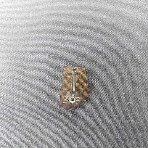 Alberta Canada Snowmobile Association 1" Metal Ski Lapel Hat Jacket Pin - Picture 2 of 2