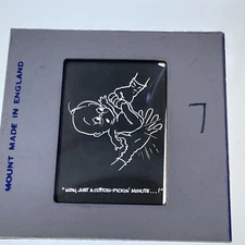 Vintage Kodak Original 35mm slide Eggbert LAF CARTOON Baby Lester Friedman #7