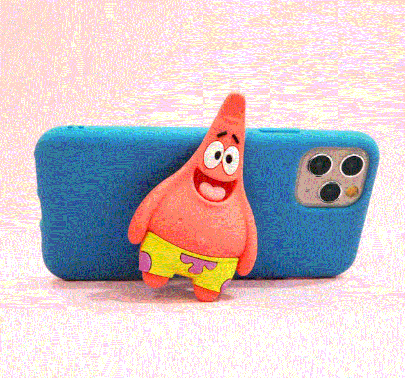 SpongeBob Portable Mini Mobile Phone Holder Patrick Acrylic Phone Holder  Suitable for IPad IPhone Desk Bracket Smartphone Anime - AliExpress