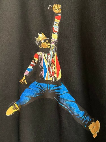 Actual Fact Biggie X Jordan Estampado Negro Sudadera - Imagen 3 de 3