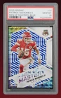 2025 Panini Mosaic - Men of Mastery Patrick Mahomes II #13 Blue Mosaic Prizm /99