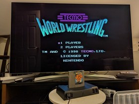 Tecmo World Wrestling - Nintendo NES - PAL A - NES-PZ-UKV - Fully Tested