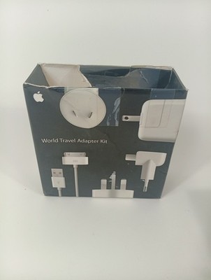 Apple Block & World Travel Charger Adapter Kit US European China Plug No Cables