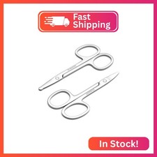 Men's and Women's Facial Hair Small Scissors, Eyebrow, Nose, Beard, Whisker, Eye