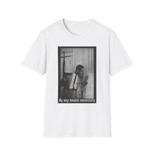 Camiseta Malcolm X By Any Means Necessary Rifle Ventana