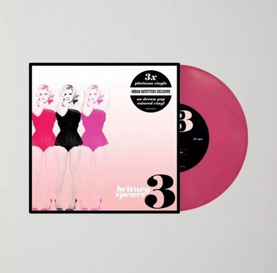 Britney Spears - 3 UO Exclusive 7'' Single Pink vinyl