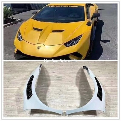 FRP Carbon Fiber Front Bumper Side Fender For Lamborghini Huracan LP580 LP610