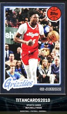 GG Jackson II 2025 Topps 45th Foil Memphis Grizzlies #80BK-34