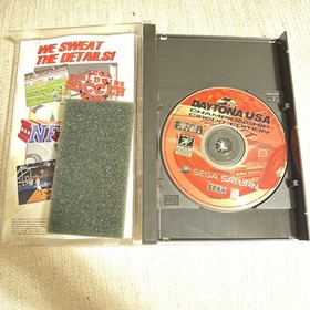 Daytona USA Sega Saturn 1998 Complete w/ Reg Card and Manual - TESTED