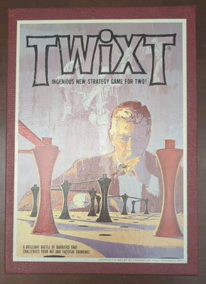 TWIXT Board Game - 3M Bookshelf Game Strategy Of Barriers - Vintage 1962