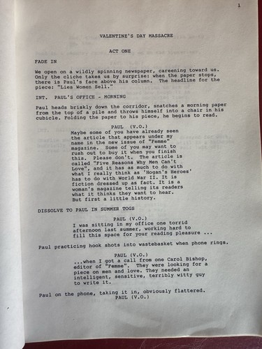 Filmskript "HERREN" von Harry Stein Universal City Studios 1988 - Bild 4 von 7