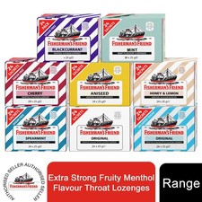 Fisherman?s Friend Pastiglie Gola Aroma Mentolo Fruttato Extra Forte 25g, 24pz