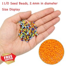 BalaandFillic Size 11/0 Glass Seed Beads About 14400 pcs in Box,Craft Seed Be...