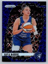 KAYLA MCBRIDE Blue Velocity 2024 Panini WNBA Prizm Basketball #13