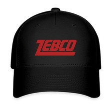 Zebco Fishing Black Hat Twill Cap Baseball Cap