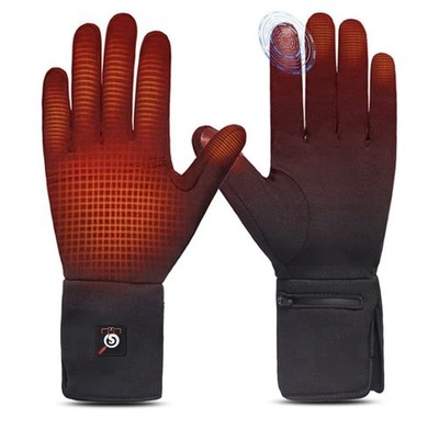 SAVIOR HEAT Heated Glove Liners for Men Women, Rechargeable Battery Xs Small