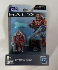 MINIFIGURA HALO INFINITE MEGA CONSTRUX HEROES SERIE 17 SPARTAN YOROI HKT06