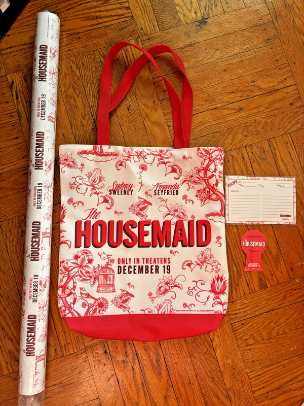 THE HOUSEMAID Moive- Tote Bag, Gift Paper, Sydney Sweeney & Amanda Seyfried- NEW