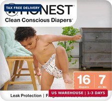The Honest Company Daytime Diapers, Pattern Play, Size 7, 16 Count