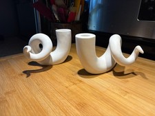 Rare Jonathan Adler Vintage Discontinued Horn Candle Holder Set Candle sticks