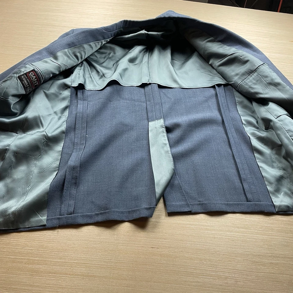 Chaqueta Gant Abrigo Deportivo 48 Traje de Ocio Blazer Botones Dorados Vintage Años 70 80 Foto 2 de 4