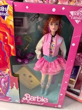 Barbie Rewind 80s Edition Retro Schoolin Around Red Hair HBY13 Midge Steffi