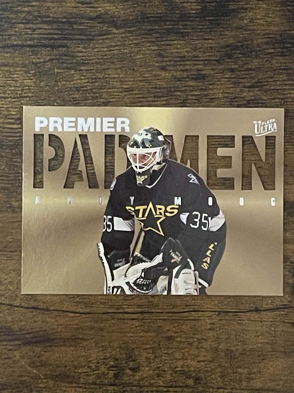 Andy Moog 95-96 Fleer Ultra Premier Pad Men