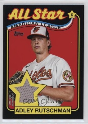 2024 Series 2 1989 Topps Baseball All-Star Relics Black /199 Adley Rutschman 1c1