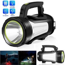 Super Bright LED Spot Light Searchlight Rechargeable Hand Torch Work Light Lamp