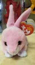 Walker The Pink Bunny Rabbit 1 Of 3 Collection Set Hard To Find Ty Beanie Babies