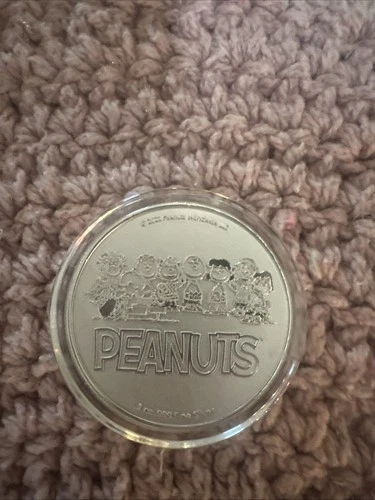 2021 Peanuts .999 Silver Proof Round 1 Troy Ounce - Charlie Brown