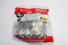 Certified Appliance Accessories Power Cord 30-Amp 4'