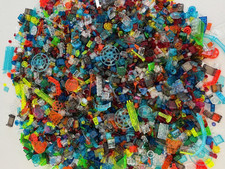 LEGO 300 + LOTE PIEZAS TRANSPARENTE TRANSLÚCIDO TRANSPARENTE PIEZAS DE CONSTRUCCIÓN PIEZAS