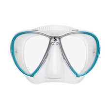 Scubapro Synergy Twin Trufit Dive Mask, Clear/Turquoise