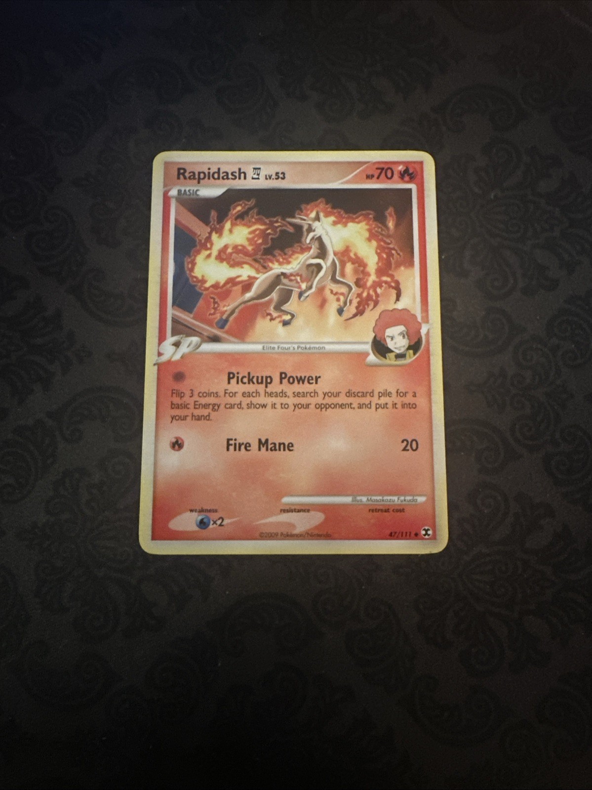 Rapidash 47/111 Pokemon English Platinum Rising Rivals 2009