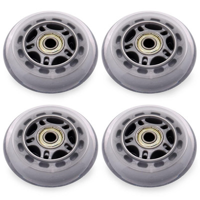 Inline Skate Wheels with Bearings, 3 Inch Roller Blade Wheels 76mm Outdoor and I