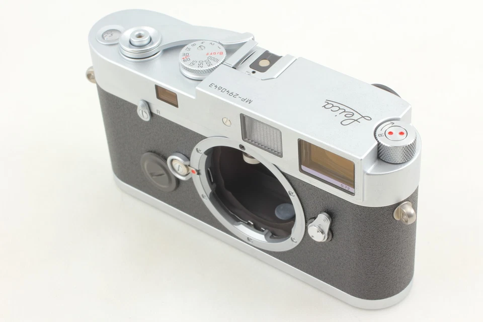 [Excelente COMO NUEVO con Estuche de Caja] Leica MP 0.72 Plateada 35mm Telémetro Cámara Fotográfica JAPÓN Foto 3 de 4