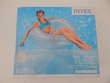 Intex Universal 45 Inch Glossy Crystal Inflatable Tube with Handles New