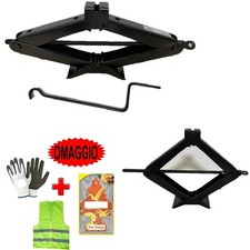 SOLLEVA A PANTOGRAFO CRIC A PANTOGRAFO PER AUTO DA 2 TONNELLATE OMOLOGATO CON A