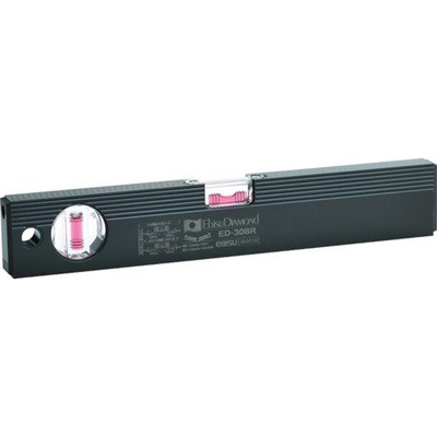 EBISU Grundwasserwaage mit Magnet Schwarz 300mm [Rot] ED-30MBR (Japan Import)