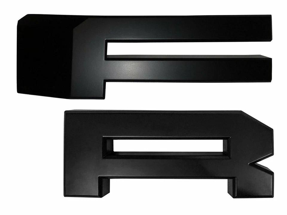 Matte Black F & R Letters R Style Grill Replacement For Ford F150 2004-2008 NEW Foto 2 de 4