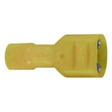 Quick Disconnect Connectors 0.250" 12/10 Gauge Nylon Fully Insulated Yellow